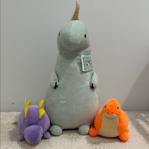 Dinosaur plush set of 3